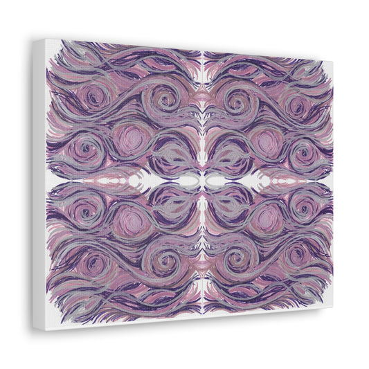 Purple Winds Mosaic Caden Caraco Art Canvas Gallery Wraps