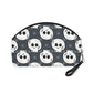 Skulls And Stars Halloween Travel Cosmetic Print Makeup Bag