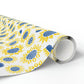 Ukranian Sunflowers Spring Print Holiday Gift Wrap Paper - Glossy Or Matte