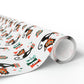 Atomic Christmas Black Cats With Presents Atomic Retro Style Christmas Holiday Gift Wrap Paper - Glossy Or Matte