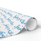 It's A Boy Starburst Atomic Retro Style Baby Shower Gift Wrap Paper - Glossy Or Matte