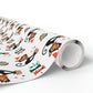 Atomic Christmas Black Cats With Presents Atomic Retro Style Christmas Holiday Gift Wrap Paper - Glossy Or Matte