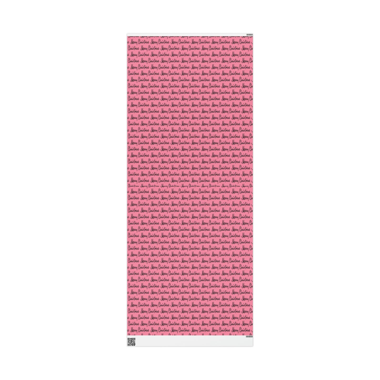 Merry Christmas Pink Mid Century Retro Christmas Print Holiday Gift Wrap Paper - Glossy Or Matte