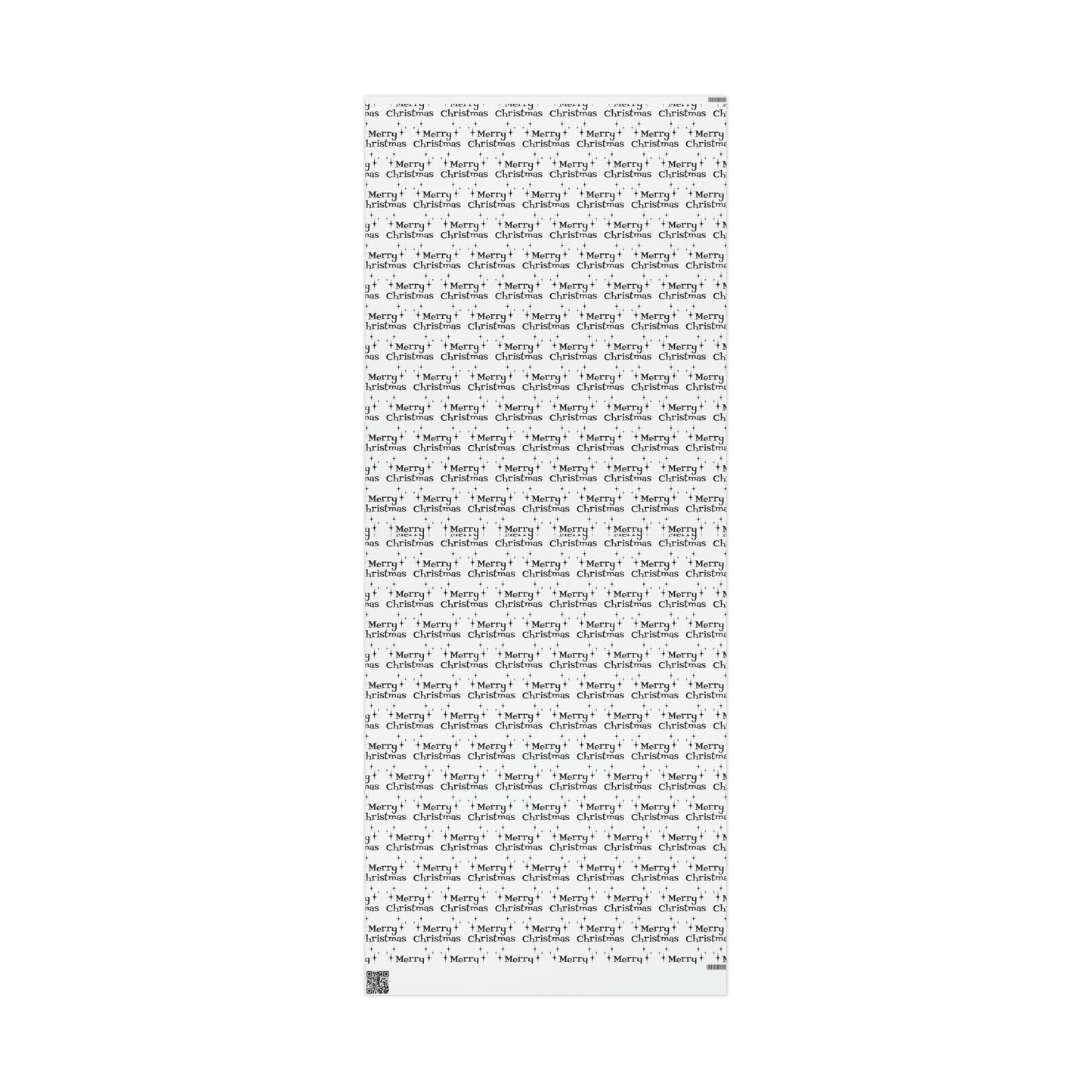 Merry Christmas Starburst Black And White Atomic Mid Century Retro Christmas Style Holiday Gift Wrap Paper - Glossy Or Matte