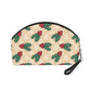 Cute Christmas Holly Christmas Travel Cosmetic Makeup Bag