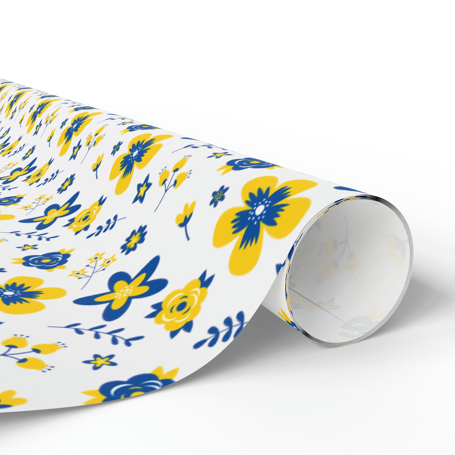 Ukranian Country Flowers Spring Holiday Gift Wrap Paper - Glossy Or Matte