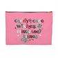 Candy Cane Wishes And Mistletoe Kisses Christmas Accessory Pouch Travel Bag