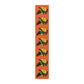 Halloween Witch Retro Halloween Print Orange Cotton Table Runner