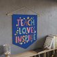 Teach Love Inspire Print Wall Hanging Banner Flag