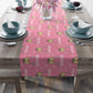 Pink Cheers Champagne Toast Table Runner