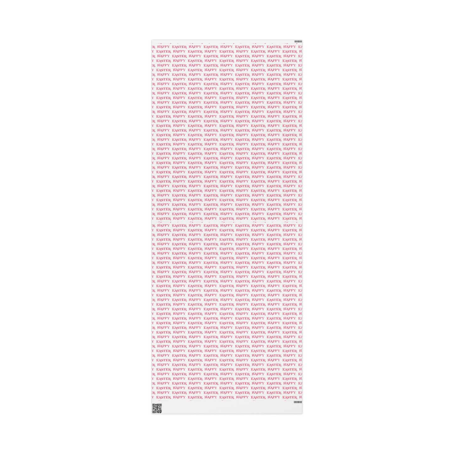 Happy Easter Pink And White Atomic Retro Style Holiday Gift Wrap Paper - Glossy Or Matte