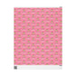 Cheers Champagne Pink Atomic Retro Style Congratulations Gift Wrap Paper - Glossy Or Matte