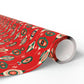 Atomic Retro Christmas Ornaments Atomic Retro Style Christmas Holiday Gift Wrap Paper - Glossy Or Matte