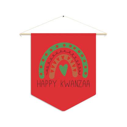 Happy Kwanzaa Wall Hanging Banner Flag