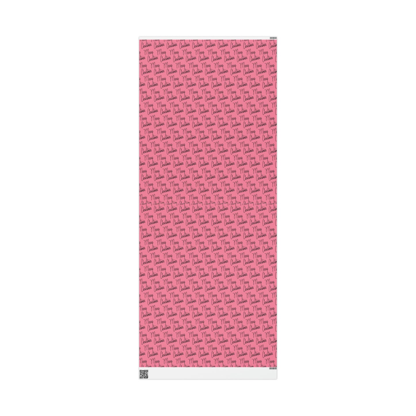 Merry Christmas Pink Mid Century Retro Christmas Print Holiday Gift Wrap Paper - Glossy Or Matte