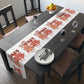 Fall Vibes Leaf Friends Retro Style Fall Autumn Decor Table Runner