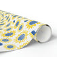 Ukranian Sunflowers Spring Print Holiday Gift Wrap Paper - Glossy Or Matte