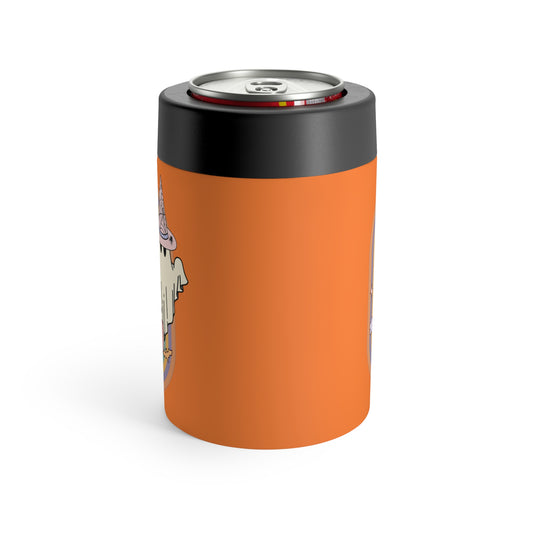 Halloween Ghost Boho Rainbow Orange Halloween Stainless Steel Can Holder