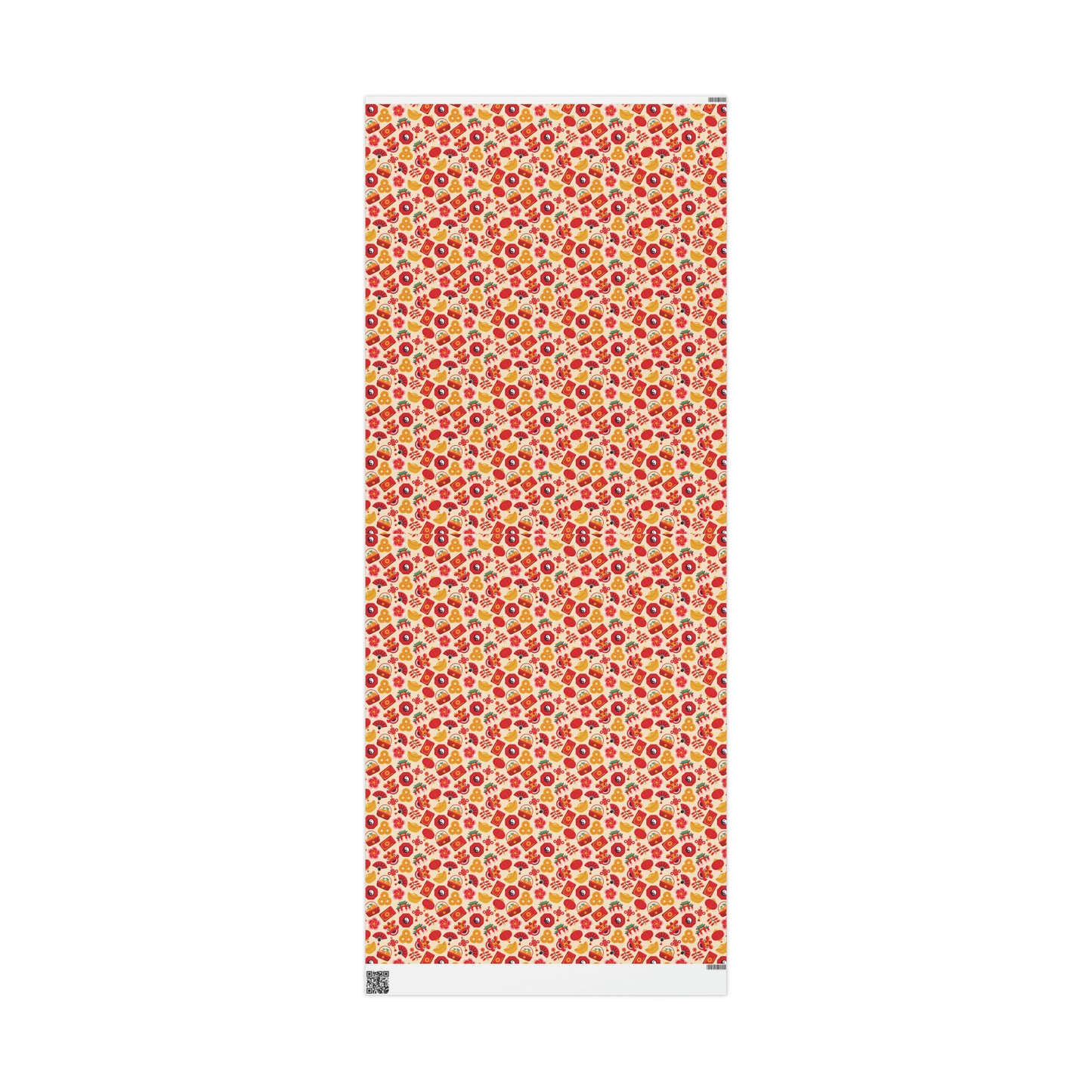 Lunar New Year Of The Dragon Spring Festival Holiday Gift Wrap Paper - Glossy Or Matte