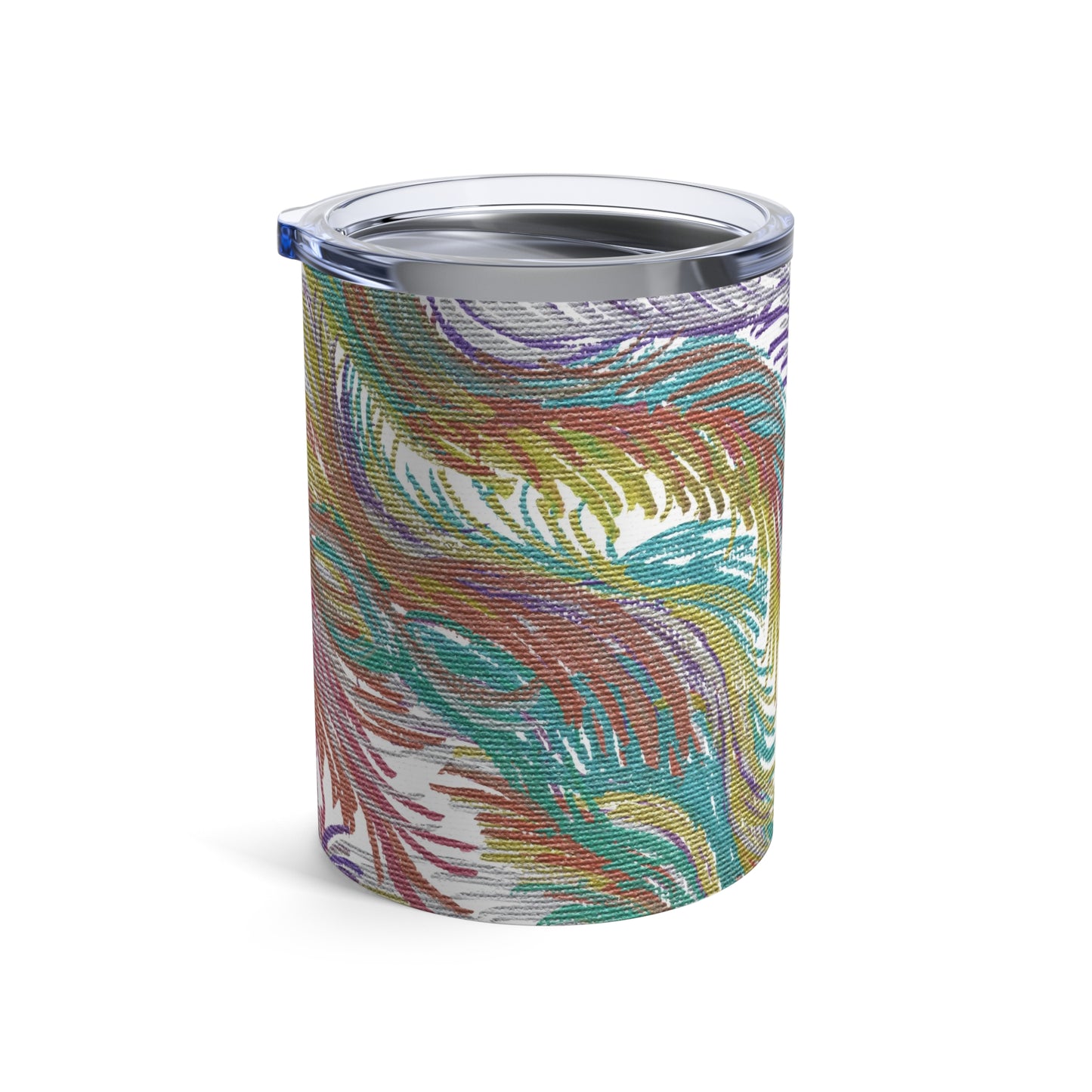 Space Feathers 4 Caden Caraco Art Print Modern Art Stainless Steel Tumbler 10oz