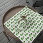 St Patrick's Day Girl Four Leaf Clovers Retro St Patrick's Day Print Holiday Gift Wrap Paper - Glossy Or Matte