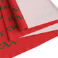 Happy Kwanzaa Red And Green Atomic Mid Century Retro Style Kwanzaa Decor Cotton Poly Table Runner