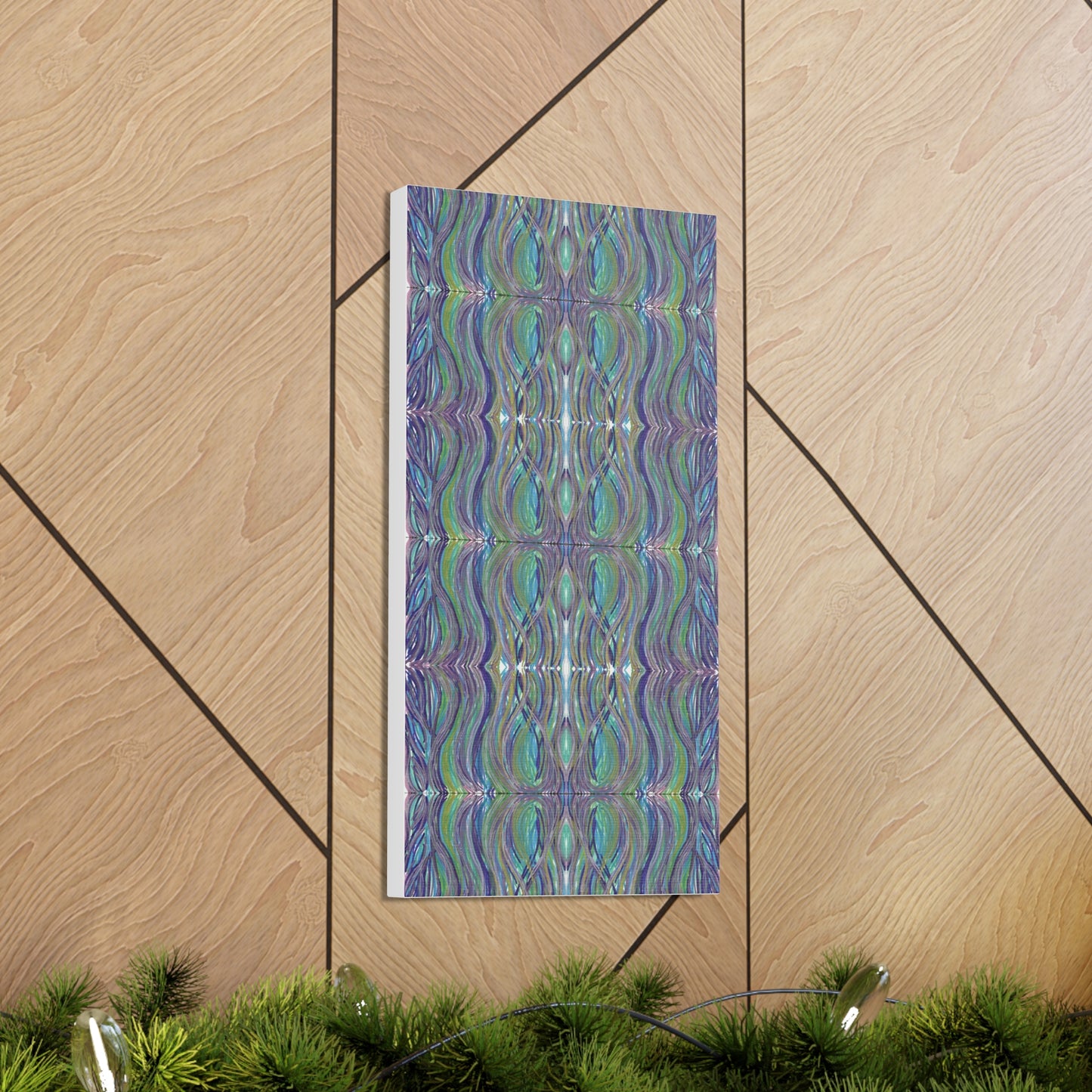 "Vines" Caden Caraco Vertical Gallery Wrap - 10" x 20"