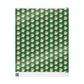 Santa With Candy Cane Mid Century Retro Christmas Print Holiday Gift Wrap Paper - Glossy Or Matte