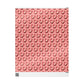 Pink Santa Mid Century Retro Christmas Print Holiday Gift Wrap Paper - Glossy Or Matte