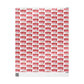 Merry Merry Merry Christmas Retro Style Christmas Print Holiday Gift Wrap Paper - Glossy Or Matte