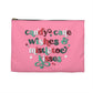 Candy Cane Wishes And Mistletoe Kisses Christmas Accessory Pouch Travel Bag