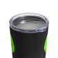 Bite Me Poison Apple Halloween Black Stainless Steel Tumbler 10oz