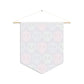 Cute Pastel Halloween Skulls Print Wall Hanging Banner Flag