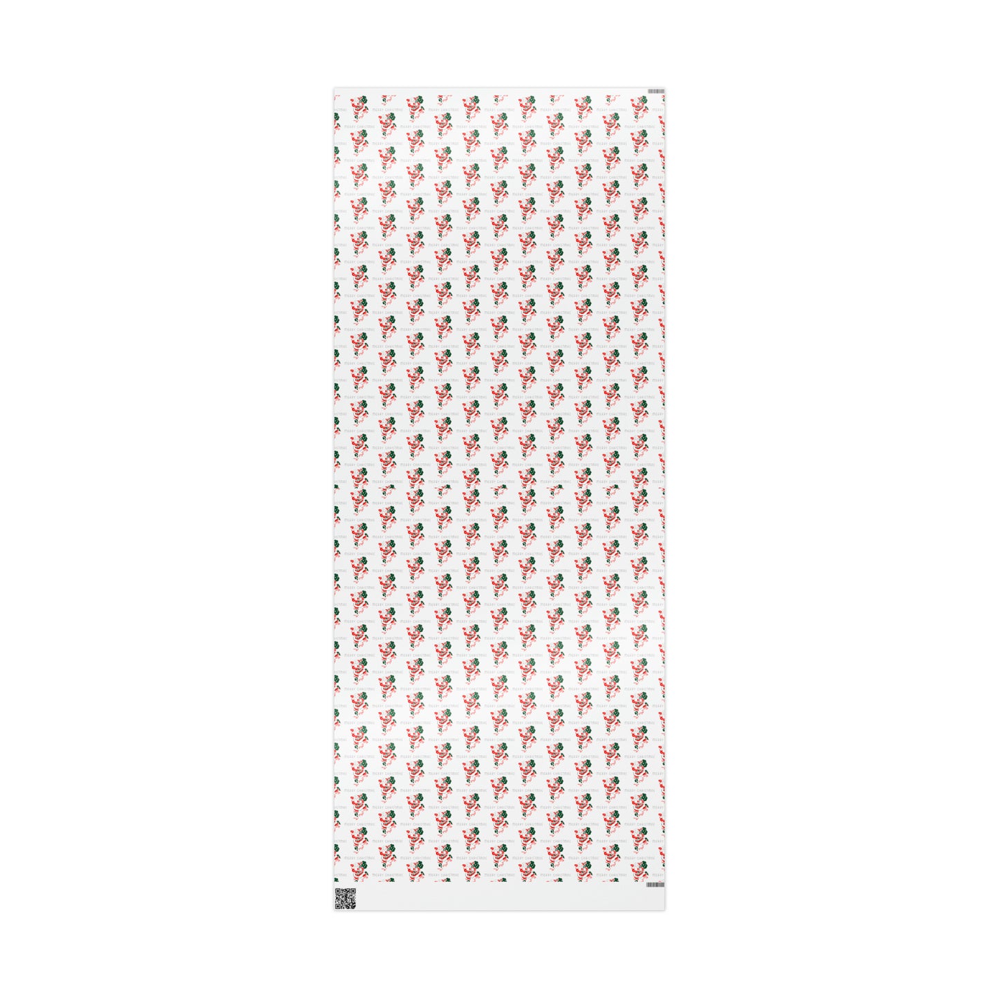 Merry Christmas Santa Mid Century Retro Christmas Style Holiday Gift Wrap Paper - Glossy Or Matte