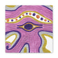 Purple E Caden Caraco Canvas Gallery Wrap