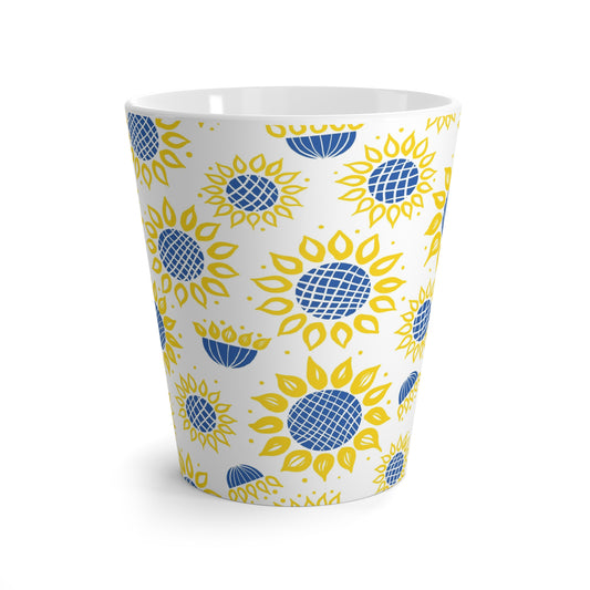 Ukrainian Sunflowers Spring Latte Mug