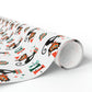 Atomic Christmas Black Cats With Presents Atomic Retro Style Christmas Holiday Gift Wrap Paper - Glossy Or Matte