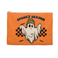 Spooky Season Ghost Halloween Print Polyester Accessory Pouch Travel Bag