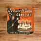 Fortune Telling Cake Set Retro Halloween Cork-back Coaster