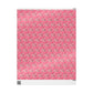 Christmas Cocktails Pink Mid Century Retro Christmas Print Holiday Gift Wrap Paper - Glossy Or Matte