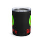 Bite Me Poison Apple Halloween Black Stainless Steel Tumbler 10oz