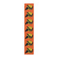 Halloween Witch Retro Halloween Print Orange Cotton Table Runner