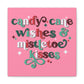 Candy Cane Wishes And Mistletoe Kisses Christmas Canvas Gallery Wrap