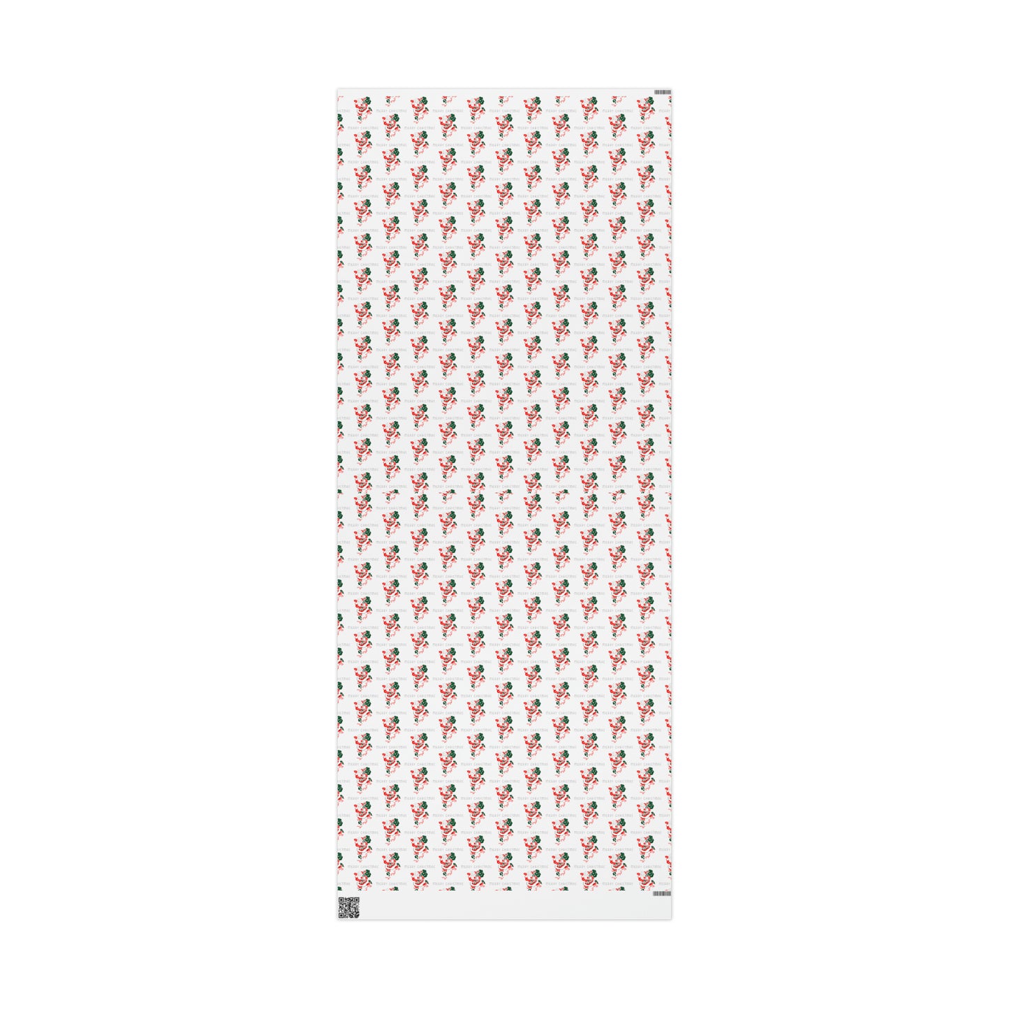 Merry Christmas Santa Mid Century Retro Christmas Style Holiday Gift Wrap Paper - Glossy Or Matte