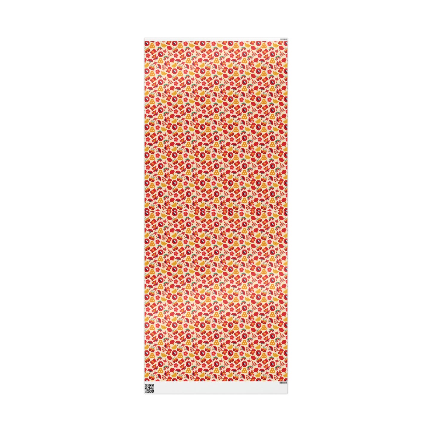 Lunar New Year Of The Dragon Spring Festival Holiday Gift Wrap Paper - Glossy Or Matte