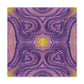 Purple Love Frequency Mosaic Caden Caraco Canvas Gallery Wrap