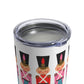 Christmas Toy Soldiers Retro Mid Century Christmas Print Stainless Steel Tumbler 10oz