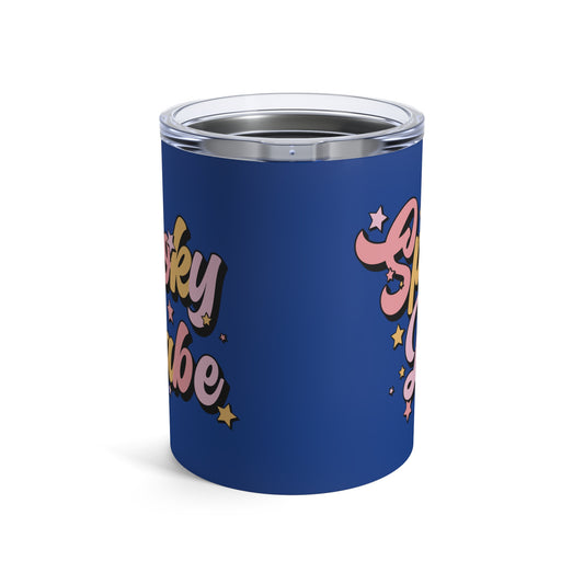 Spooky Babe Blue Halloween Print Stainless Steel Tumbler 10oz