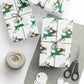 Christmas Reindeer Mid Century Retro Christmas Print Holiday Gift Wrap Paper - Glossy Or Matte