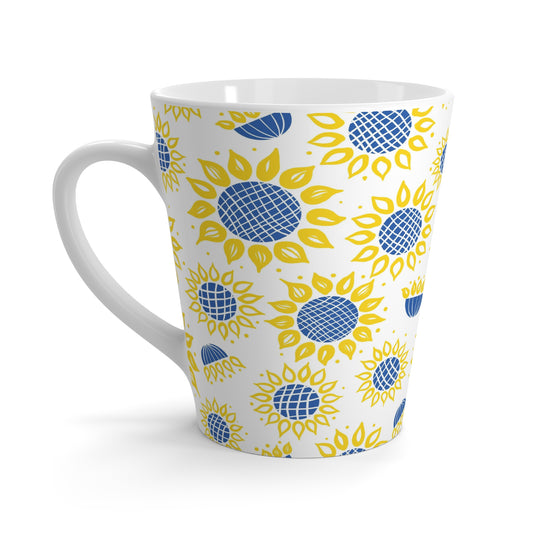 Ukrainian Sunflowers Spring Latte Mug